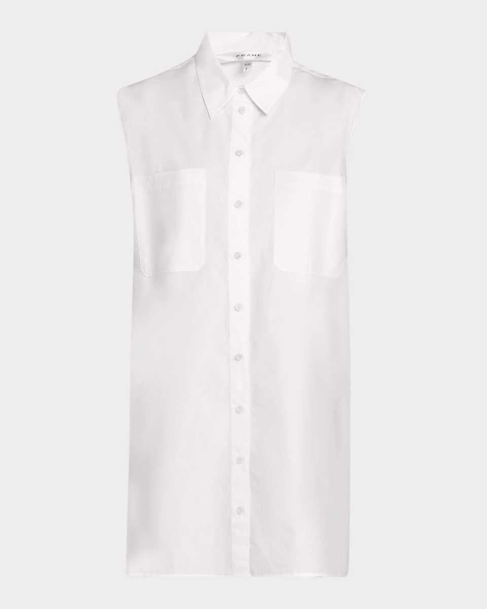 The Sleeveless Shirtdress